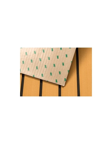 Rivestimento autoadesivo Eva Faux Teak per ponti e coperta in EVA effetto teak - LEGNO - 65.909.01 - 