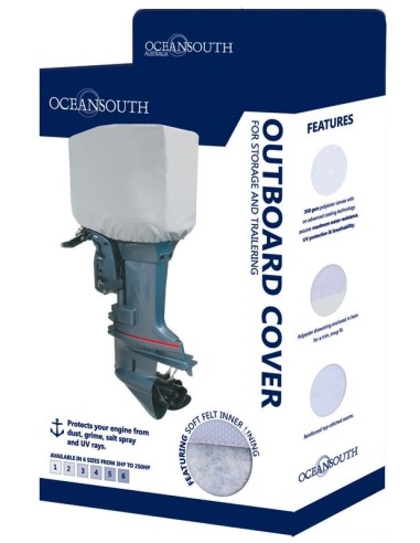OCEANSOUTH Top Quality cover for 2/4-stroke outboard engine - Engine head - 46.537.01 - 