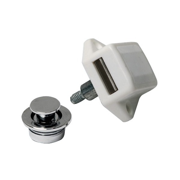 Push-lock nylon/chromed brass 16 mm - FOR336.C - 