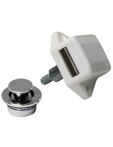 Push-lock nylon/chromed brass 16 mm - FOR336.C - 