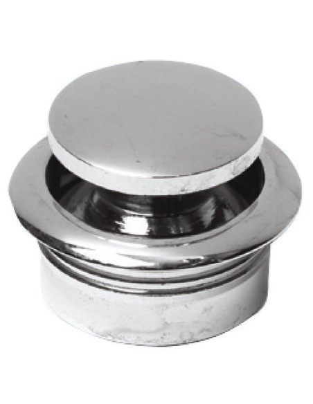 Knob with chromed brass ring - 38.181.01 -