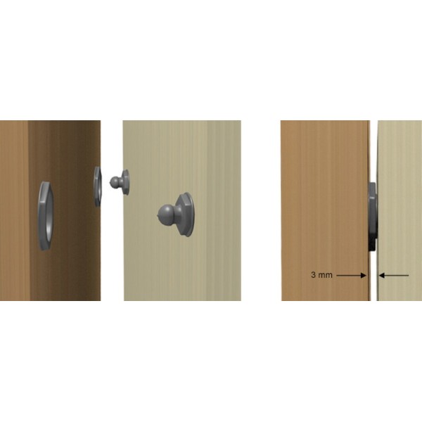 Sistema di fissaggio pannelli DELAHOUSSE Quick Fit per pannelli - 10.341.01 - 