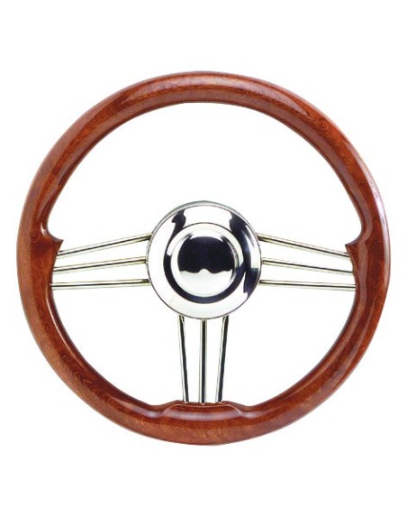 Volante Elite in mogano veniciato ai poliuretani - ø 35 cm - 45.174.35 - 
