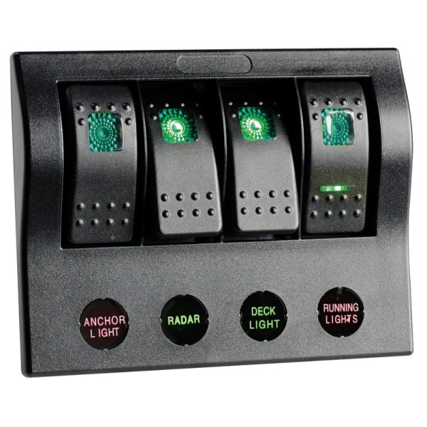 Pannello elettrico con interruttore carenato - Elettricità - 1484309