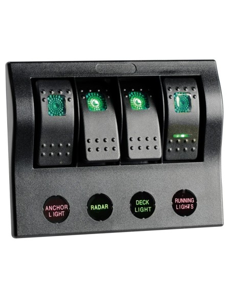 Pannello elettrico con interruttore carenato - Elettricità - 1484309