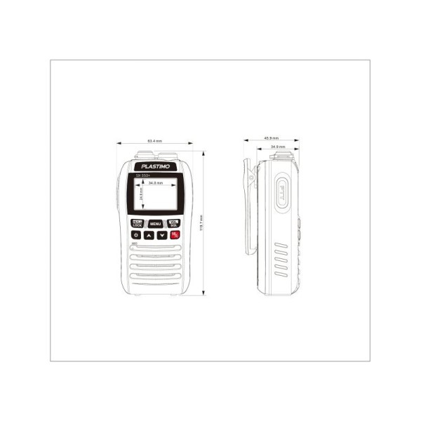 Plastimo FLOATING VHF SX-350+ - P203922 -  2