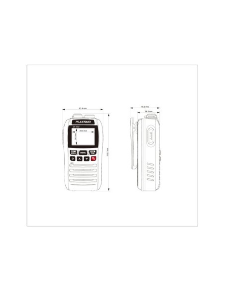Plastimo FLOATING VHF SX-350+ - P203922 - 