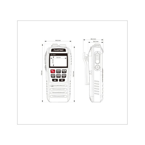 Plastimo FLOATING VHF SX-350+ - P203922 -  2