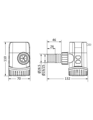 EUROPUMP centrifugal submersible electric pumps - 12V - Pumps 1612202