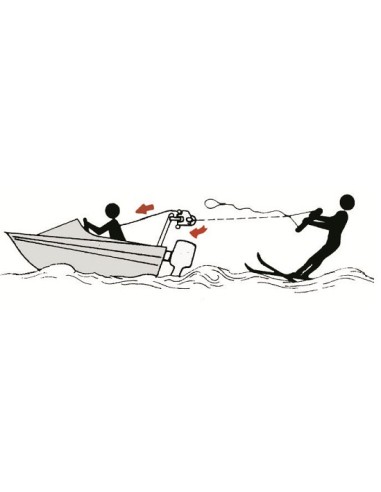 Moschettone regolamentare per sci nautico - Ferramenta Nautica - 0952500