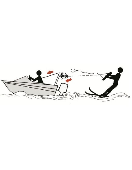 Moschettone regolamentare per sci nautico - Ferramenta Nautica - 0952500