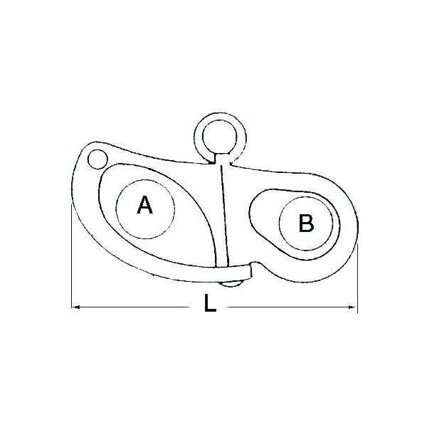 ckle for spinnaker, halyards and general purposes, made of stainless steel - SAILING &amp; SPORT - 0994532 2