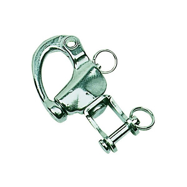 Moschettone in acciaio inox con grillo girevole per spinnaker, drizze ed usi vari - VELA &amp; SPORT - 0993901