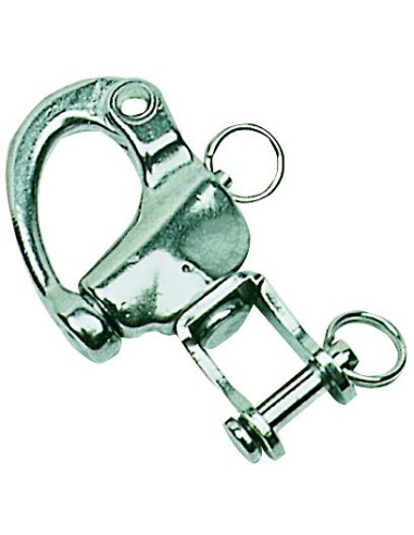 Snap-shacke with swivel and fork for spinnaker, halyards and general purposes, made of stainless steel - SAILING &amp; SPORT - 0