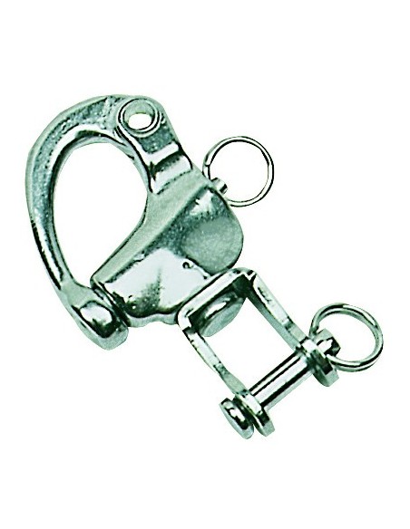 Snap-shacke with swivel and fork for spinnaker, halyards and general purposes, made of stainless steel - SAILING &amp; SPORT - 0