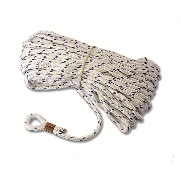 Cima ø 6 mm per ancora trecciata in poliestere con redance impiombata - Cime e accessori - T0106030