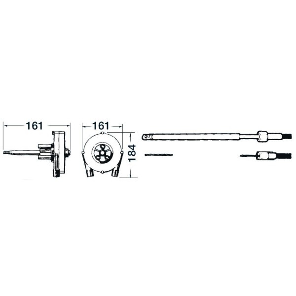 Timoneria rotativa T 85 - Motonautica e Acc. Motore - 4518500 2