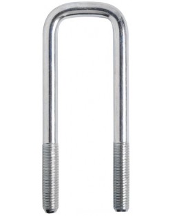 U-shaped brackets for fixed or swinging central roller mounting