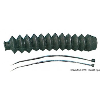 Bellows for cable protection, made of plastic