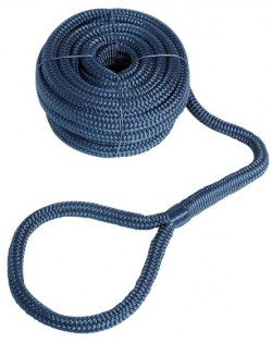 Cima per ormeggio BLU NAVY ad alta tenacità con occhio