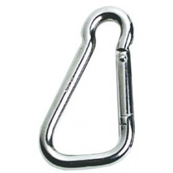  Carbine hooks with large opening, made of stainless steel     