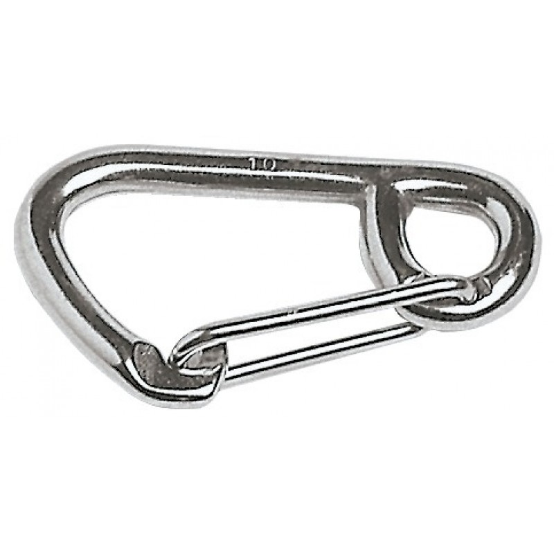 Snap-hooks with large opening, made of stainless steel