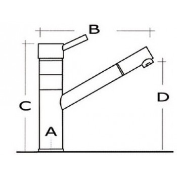 Miscelatore ceramico girevole modello Diana
