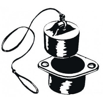 Tappo con valvola per gommoni 