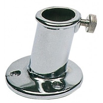 Base per asta portabandiera a inclinazione ridotta 