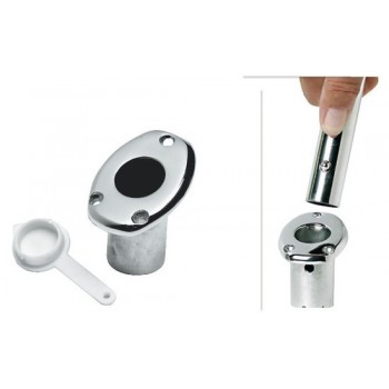 Base a filo ad incasso per aste portabandiere