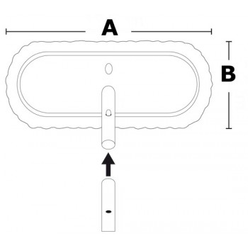 Spazzolone per pulizia barca MAFRAST - 2 modelli - Morbido e Medio 