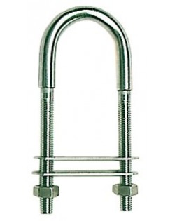 Cavallotto ad U acciaio inox