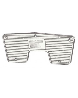 Transom internal protective plate