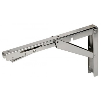 Folding table bracket with lock