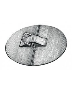 Anelli a "D" in EPDM con anello inox ø 100 mm