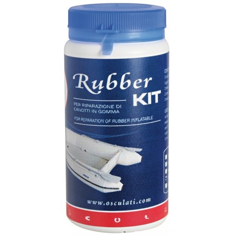 Kit riparazione gommoni Rubber kit colore bianco