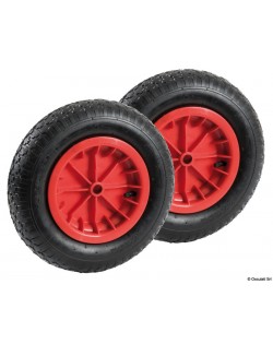SINGOLA Ruota di ricambio carrelli in gomma pneumatiche ø 360 mm