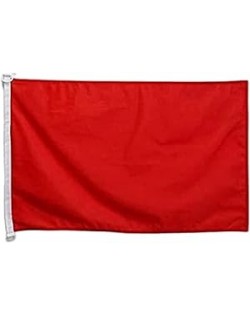 BANDIERA ROSSA di pericolo 40X60 cm