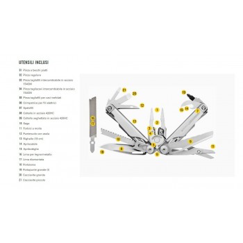 PINZA MULTIUSO LEATHERMAN SURGE - 21 UTENSILI