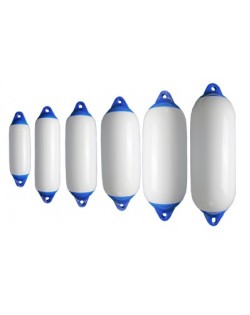 White buoy Majoni with blue head