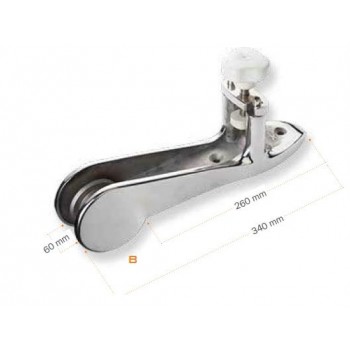 Musone di prua in acciao inox  per ancore Bruce