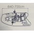 Telo copri gommone MAXI - 640/700 cm