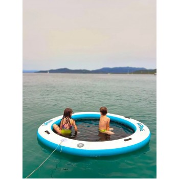 PISCINA PIATTAFORMA SDRAIO YOGA/RELAX GONFIABILE IN PVC CON BORSA DI TRASPORTO