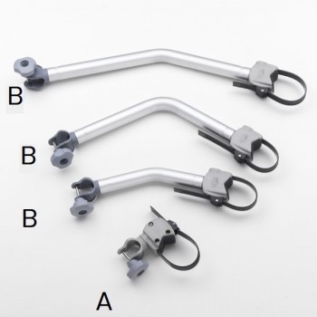 Cycle fastening bars with bike holders