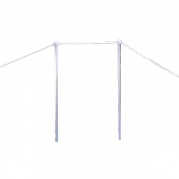 Corrimano per passerella in alluminio