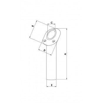 Portacanne a parete in plastica
