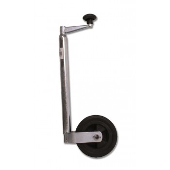 Front wheel adjustable in height