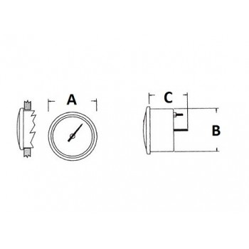 Indicatore acque nere Wast GUARDIAN 10-180 ohm - 12V