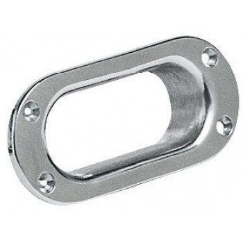 Cubbia ovale inox 97x37 mm