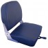 Seat with foldable back